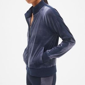 GapFit velvet track jacket